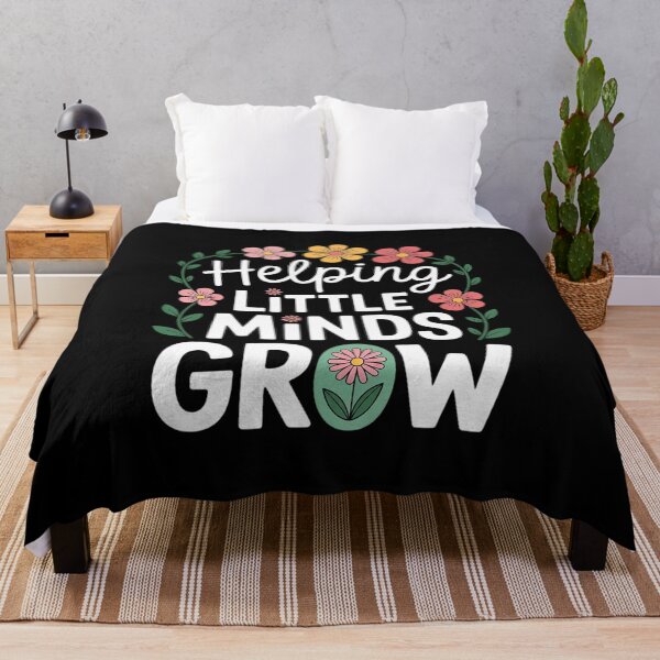 Item preview, Back to School Teacher Helping Little Minds Grow designed and sold by RsFilsingerArt.