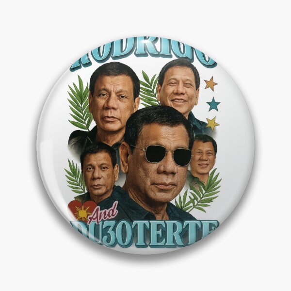 Item preview, Rodrigo Duterte Retro Bootleg with Philippine Flag Colors designed and sold by StampMyPassport.