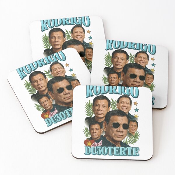 Item preview, Rodrigo Duterte Retro Bootleg with Philippine Flag Colors designed and sold by StampMyPassport.