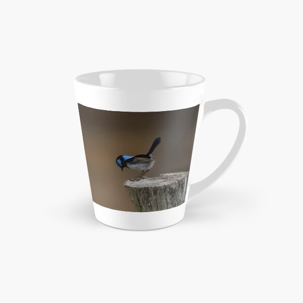 Item preview, Superb Blue Fairy Wren Bowing designed and sold by Patricia  Rademaker.