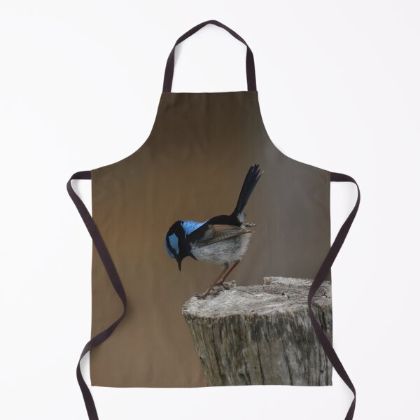Item preview, Superb Blue Fairy Wren Bowing designed and sold by Patricia  Rademaker.