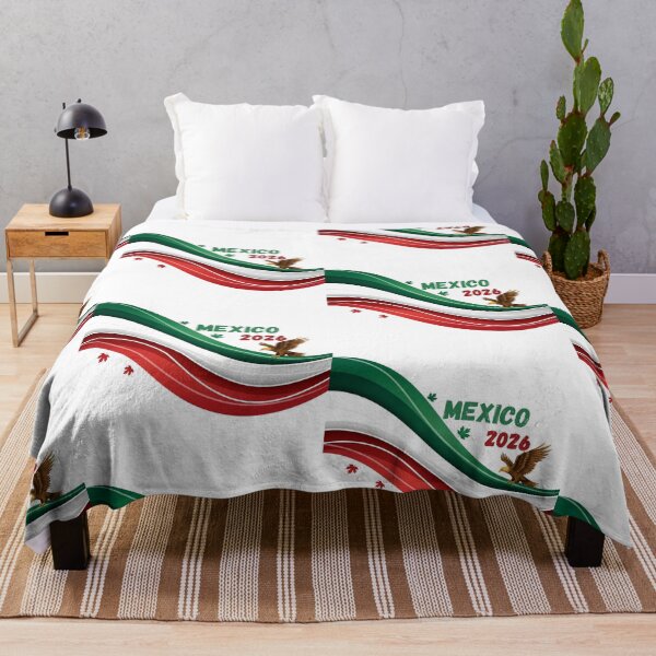 Item preview, Mexico 2026 Soccer Fan T-shirt & Sticker - Waving Flag with Eagle Design.(Camiseta y Calcomanía México 2026 - Diseño Bandera y Águila para Aficionados al Fútbol) designed and sold by printeGear.