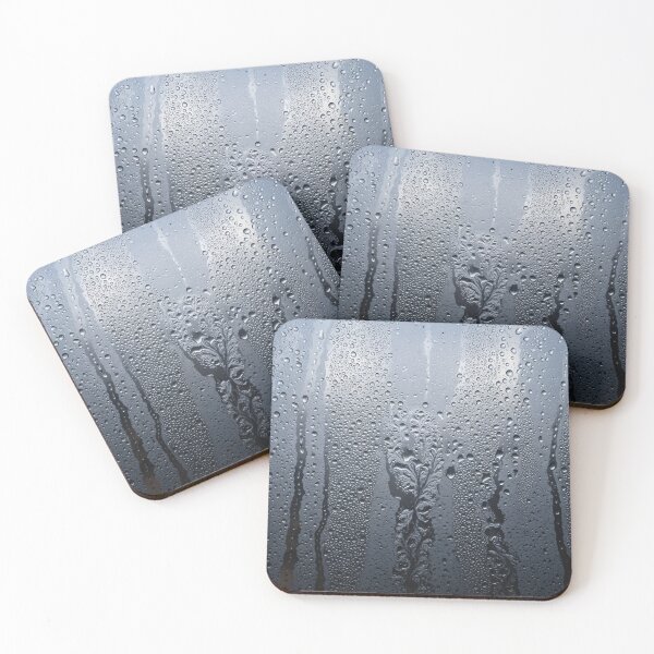 Item preview, Frost Ferns on Rainy Glass designed and sold by Kaleidoscope Print.