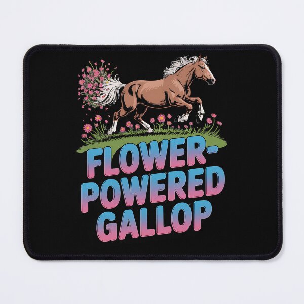 Item preview, Wild floral horse - horse lover - cottagecore horse - horse in flowers - whimsical horse - floral equestrian - gentle horse - funny farmcore - sassy farm - boho horse - floral horse - lazy horse designed and sold by JansenGS.