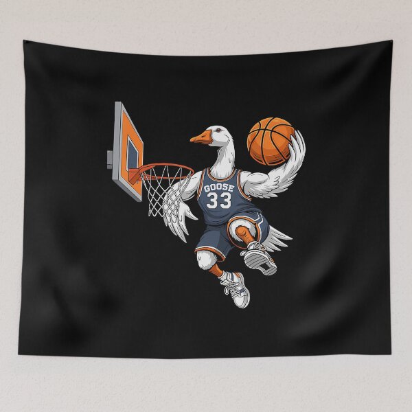 Item preview, Funny Goose Basketball Player Slam Dunk Lovers Sports Dunker designed and sold by DianaEsther1.