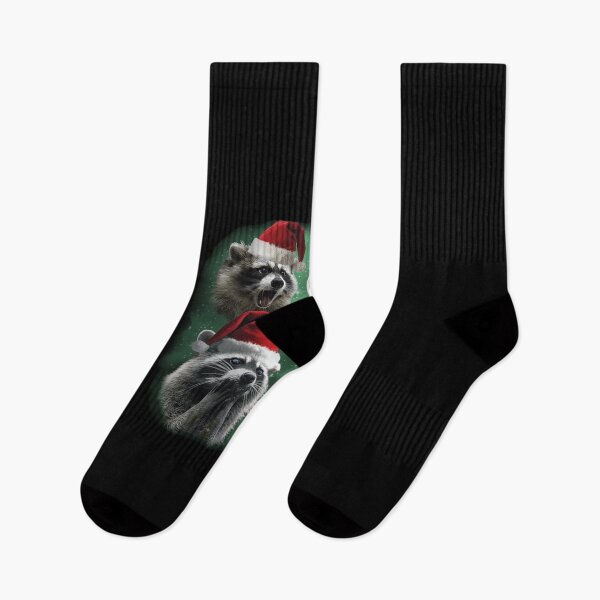 Item preview, Three Raccoons Christmas Galaxy – Feral Raccoon Moon Vintage Vibes designed and sold by love3617.