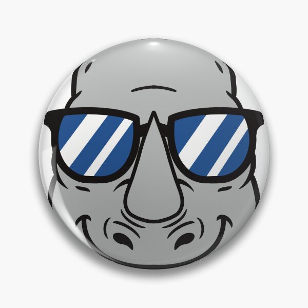 Item preview, Cool rhino with Sunglasses – Funny rhino Head Cartoon designed and sold by holywarter.