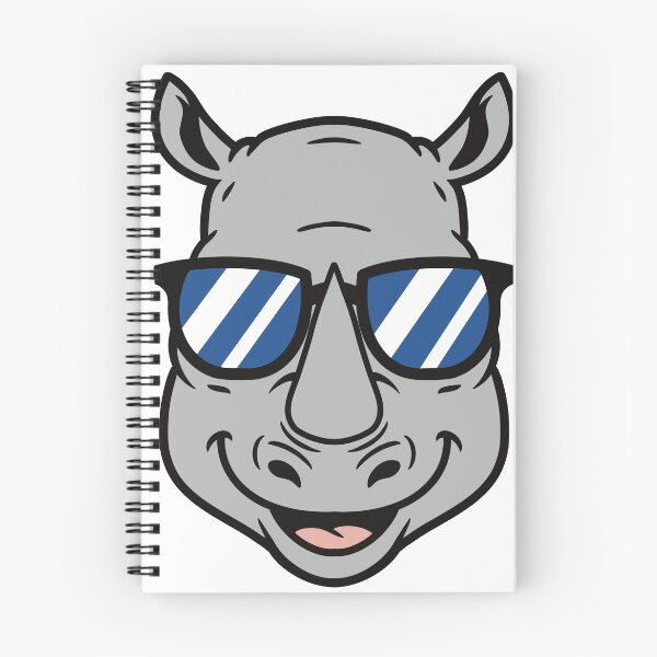 Item preview, Cool rhino with Sunglasses – Funny rhino Head Cartoon designed and sold by holywarter.