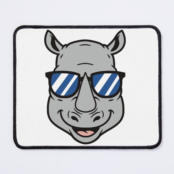 Item preview, Cool rhino with Sunglasses – Funny rhino Head Cartoon designed and sold by holywarter.