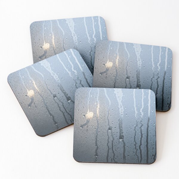 Item preview, Raindrops and Streaks on Foggy Window designed and sold by Kaleidoscope Print.