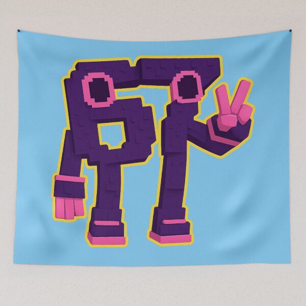 Item preview, Six Seven 6-7 Character Steal a Brainrot designed and sold by The Art by Rossouw.