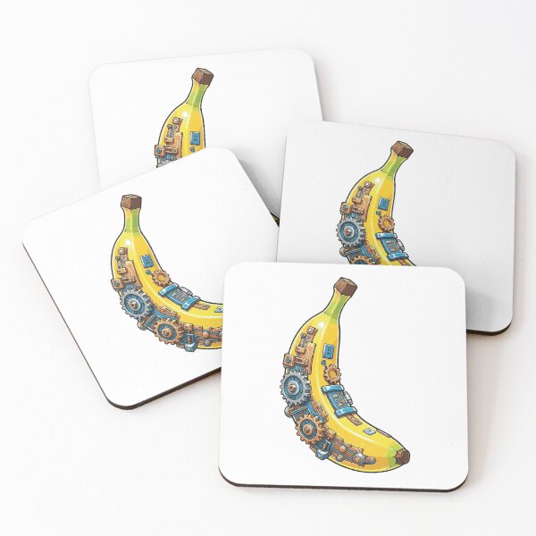 Item preview, Mechanical Banana Steampunk Pop Surrealism Art designed and sold by MartinxMarie.