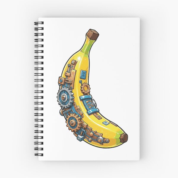 Item preview, Mechanical Banana Steampunk Pop Surrealism Art designed and sold by MartinxMarie.