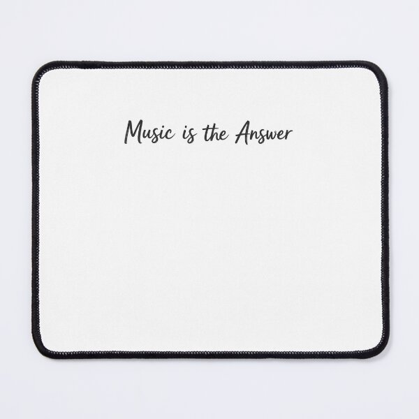 Item preview, Music Is The Answer Funny Music Lovers Musician Singer designed and sold by IhanVaanMaArt.