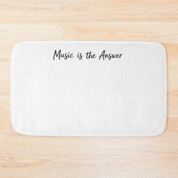 Item preview, Music Is The Answer Funny Music Lovers Musician Singer designed and sold by IhanVaanMaArt.