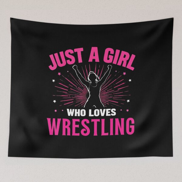 Item preview, Just A Girl Who Loves Wrestling Girls Wrestler Girl designed and sold by DianaEsther1.
