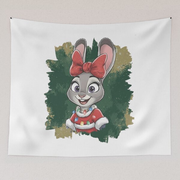 Item preview, Nick and Judy Christmas Funny Fox and Bunny Gift Xmas designed and sold by EmmitHegman.