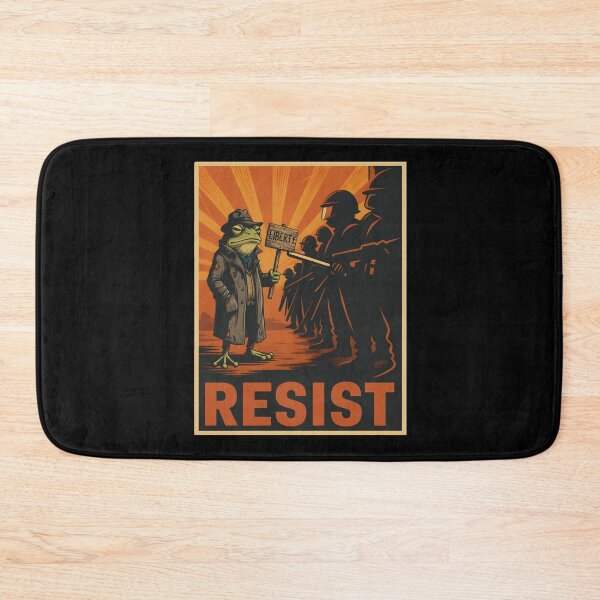 Item preview, Portland Frog Protest Shirt, Anti ICE Shirt, Anti Fascism Shirt, Vintage Activist Shirt, Resistance Tee, ICE Shirt, Political  designed and sold by THREE LITTLE BEANS.
