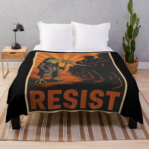 Item preview, Portland Frog Protest Shirt, Anti ICE Shirt, Anti Fascism Shirt, Vintage Activist Shirt, Resistance Tee, ICE Shirt, Political  designed and sold by THREE LITTLE BEANS.