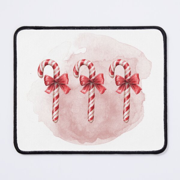 Item preview, Candy Canes with a Bow – Christmas Illustration designed and sold by iamKRUK.