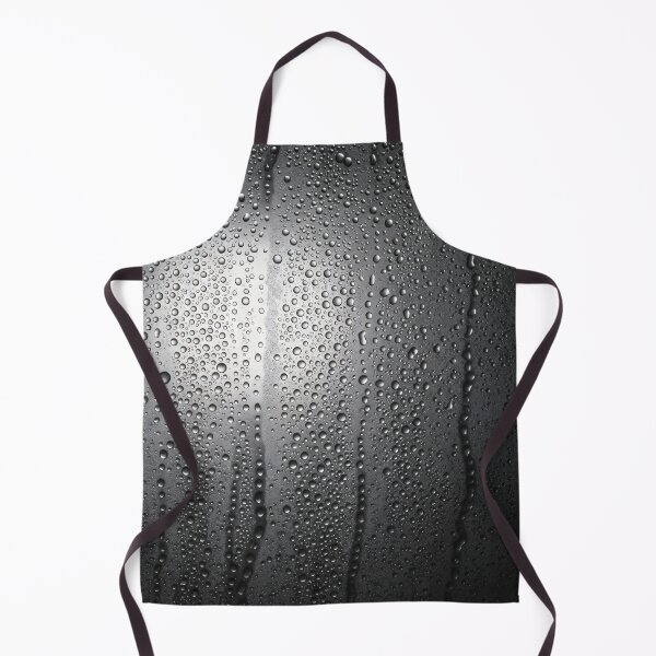 Item preview, Monochrome Water Drops on Foggy Glass designed and sold by Kaleidoscope Print.