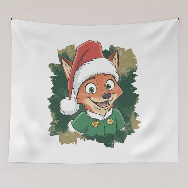 Item preview, Nick and Judy Christmas Funny Fox and Bunny Gift Xmas designed and sold by EmmitHegman.