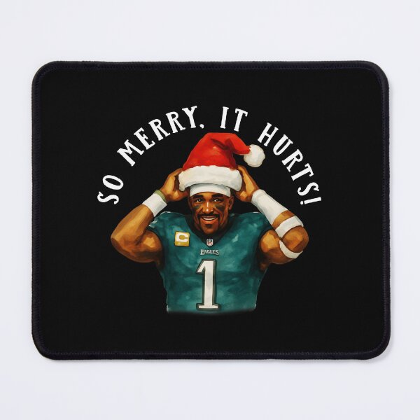 Item preview, So Merry It's Heart Eagles Christmas Jalen Hurts designed and sold by marisoawan.