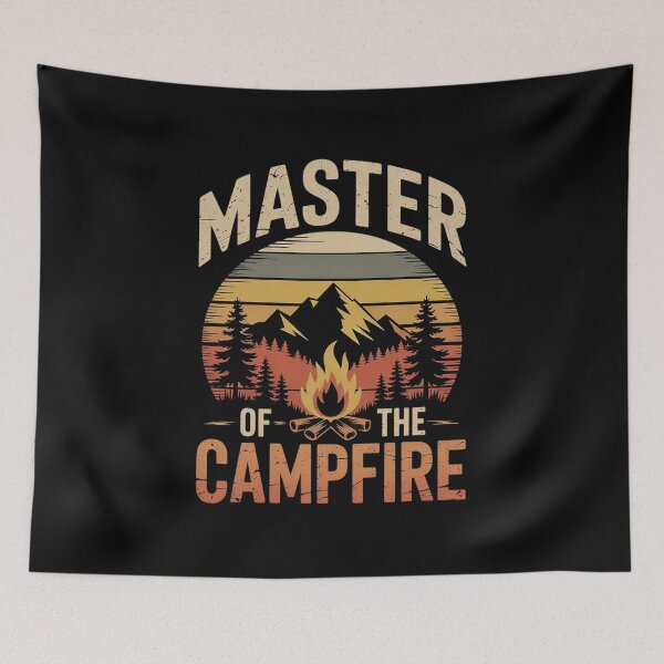 Item preview, Cool Master Campfire Funny Camping For Kids Men Women 1  designed and sold by VerseFarm.