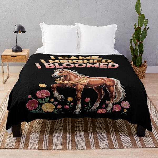 Item preview, Wild floral horse - Horse Girl Aesthetic - Cottagecore Equestrian - Funny Farmcore - Equine Floral Art - Boho Horse - Feminine Horse Art -Soft Girl Aesthetic - funny horse girl - floral horse shirt designed and sold by JansenGS.