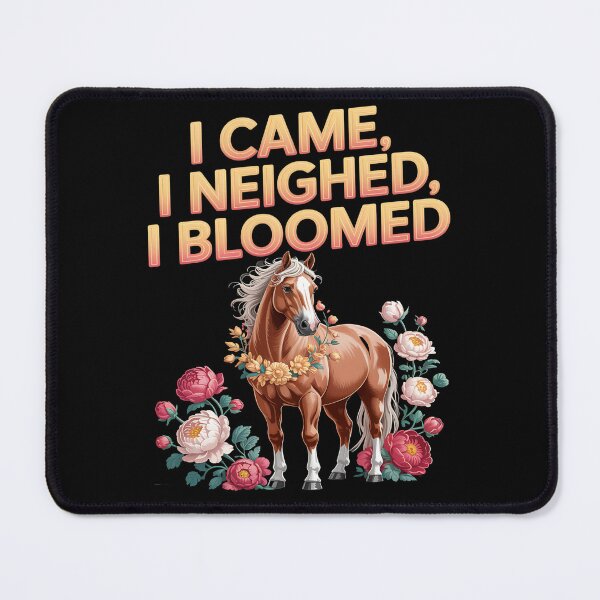 Item preview, Wild floral horse - horse lover - cottagecore horse - horse in flowers - whimsical horse - floral equestrian - gentle horse - funny farmcore - sassy farm - boho horse - floral horse - lazy horse designed and sold by JansenGS.