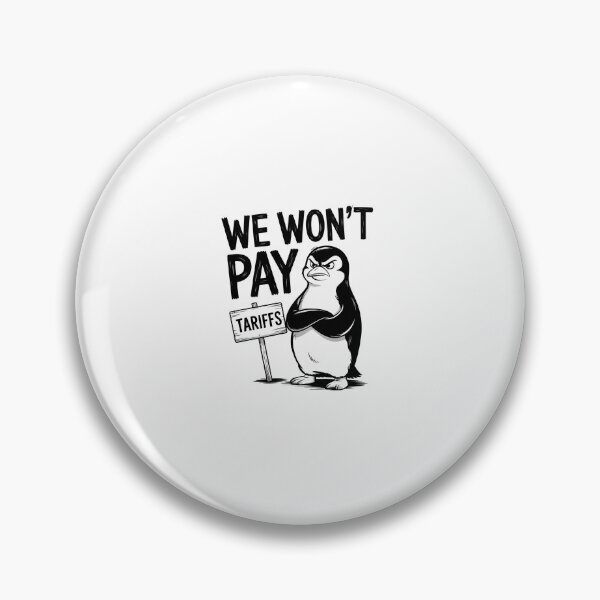 Item preview, Resist Political Injustice Funny Politics Penguin Tariffs  designed and sold by GamtosMintys.