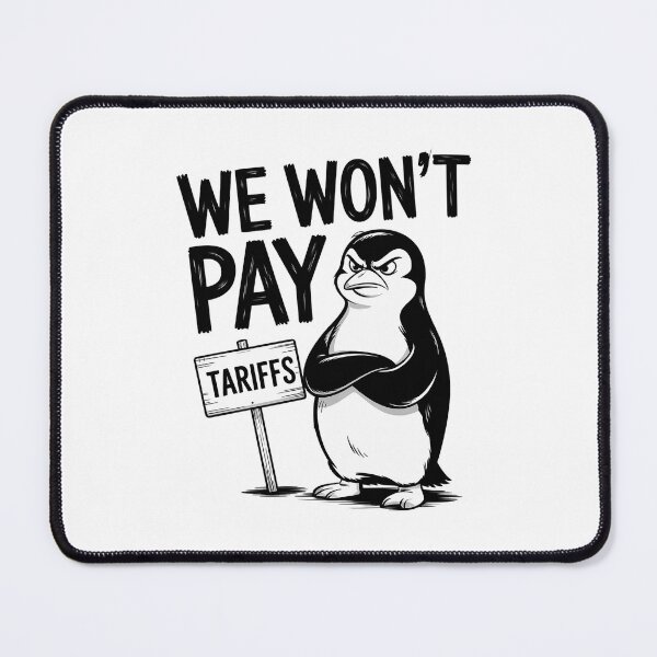 Item preview, Resist Political Injustice Funny Politics Penguin Tariffs  designed and sold by GamtosMintys.