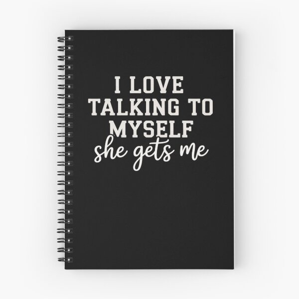 Item preview, I Love Talking To Myself She Gets Me Humor designed and sold by visionnen.