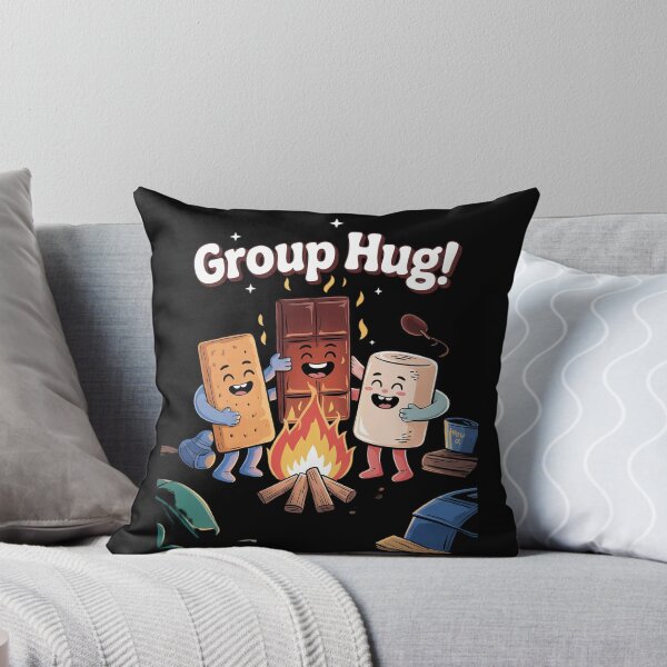 Item preview, Cute Marshmallow Camping Campfire Group Hug Smores  designed and sold by VerseFarm.
