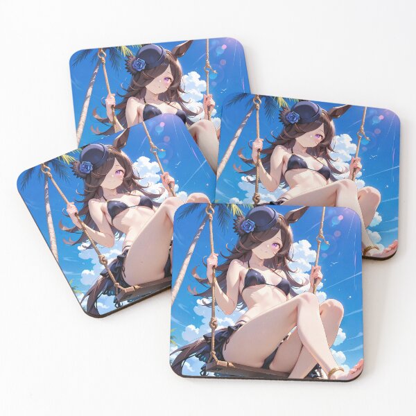 Item preview, Rice Shower Uma Musume Pretty Derby Black Bikini Swing Girl designed and sold by HumbertoValveno.