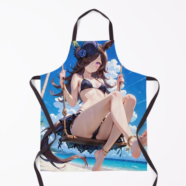 Item preview, Rice Shower Uma Musume Pretty Derby Black Bikini Swing Girl designed and sold by HumbertoValveno.