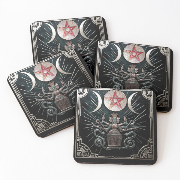 Item preview, Hecate triple moon goddess tribute pagan edition design  designed and sold by SEVERTREND APPAREL .