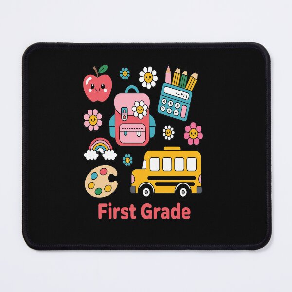 Item preview, Preppy Back to School Hello First Grade Team 1st Grade Girl designed and sold by Catharsiscath.