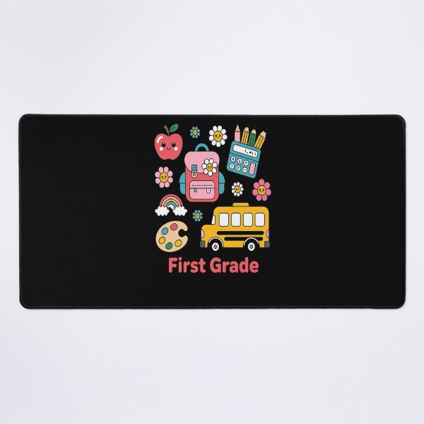 Item preview, Preppy Back to School Hello First Grade Team 1st Grade Girl designed and sold by Catharsiscath.