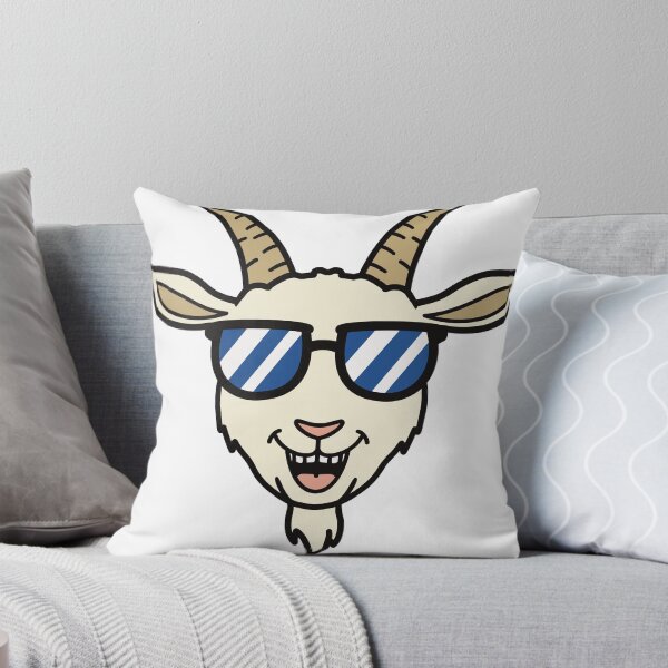 Item preview, Cool goat with Sunglasses – Funny goat Head Cartoon designed and sold by holywarter.