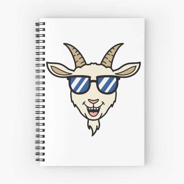 Item preview, Cool goat with Sunglasses – Funny goat Head Cartoon designed and sold by holywarter.