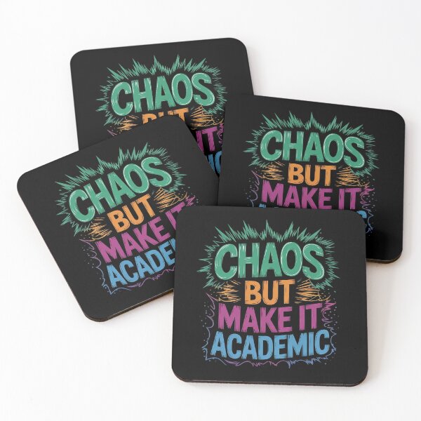Item preview, Chaos But Make It Academic Funny Teacher Back To School1 5  designed and sold by RsFilsingerArt.