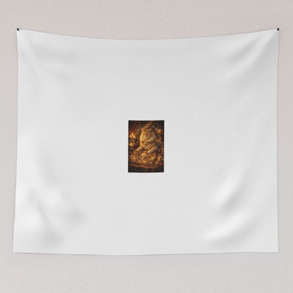 Item preview, Leo Zodiac Cat – Luxury Astrologer Feline Art designed and sold by LovelyCatGalaxy.