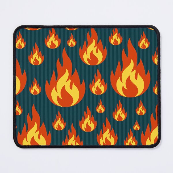 Item preview, Fiery Abstract Pattern – Bold Flame Texture Art designed and sold by Art of Instine.