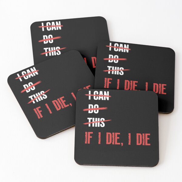 Item preview, I Can Do This If I Die I Die Funny Fitness Workout Gym Lover designed and sold by visionnen.