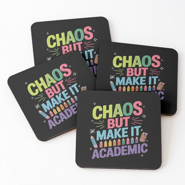 Item preview, Chaos But Make It Academic Funny Teacher Back To School2  designed and sold by RsFilsingerArt.
