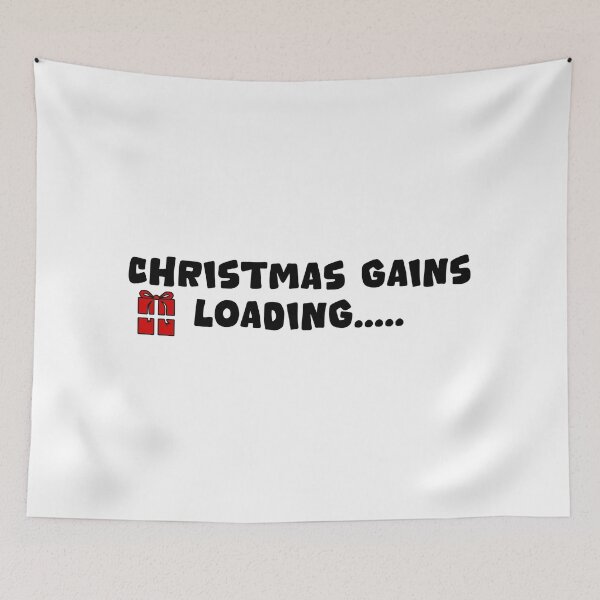 Item preview, Christmas Gains Loading – Funny Gym Holiday Fitness Design designed and sold by TorqueThread.