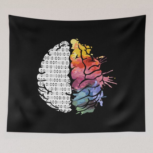 Item preview, Artistic Brain – Two Sides designed and sold by qxepfgfkc26.