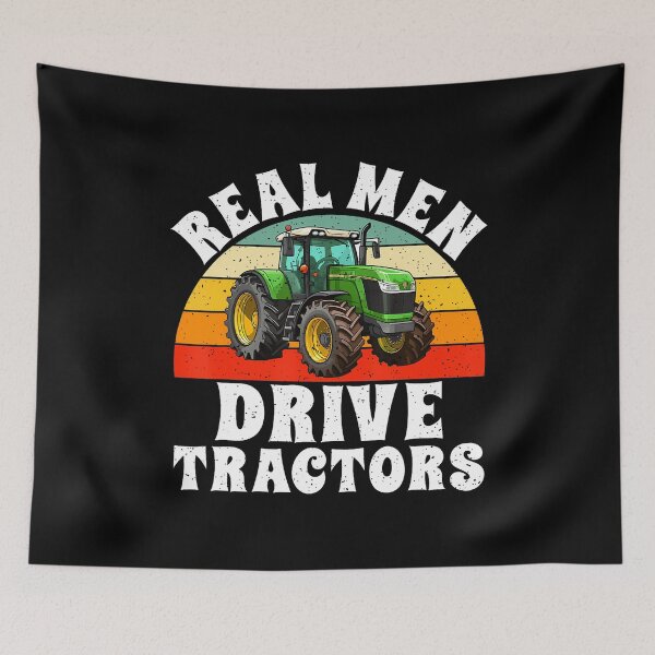 Item preview, Real Men Drive Tractors designed and sold by DianaEsther1.