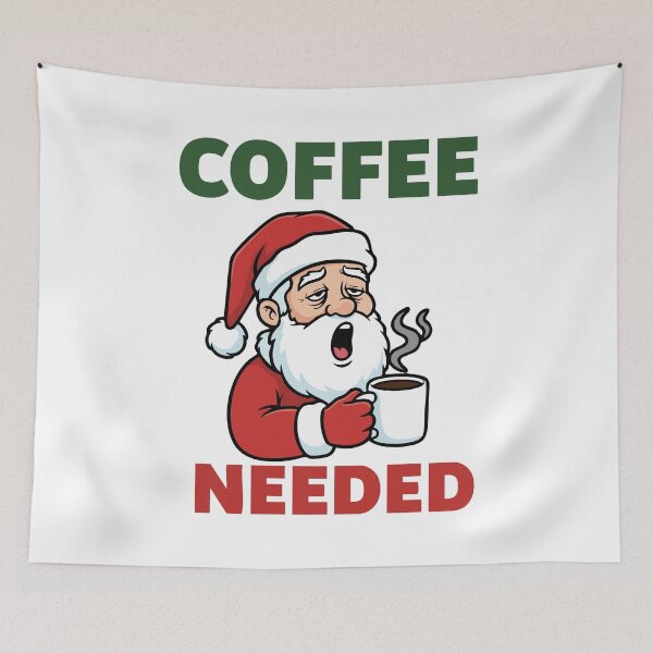 Item preview, Funny Santa Coffee Needed Christmas Design designed and sold by graphicnew.